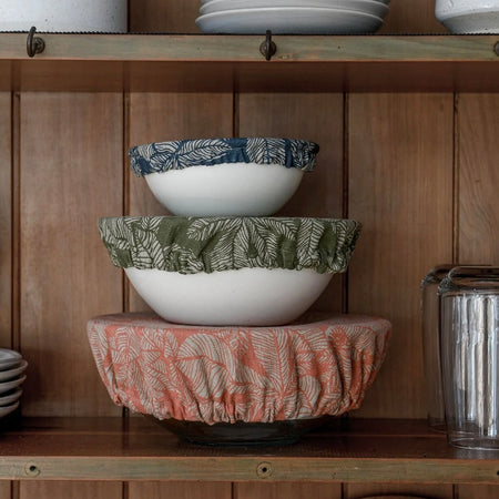 Recycled cotton food covers, in three sizes from Raine & Humble. Brought to you by Little Cottage Loves