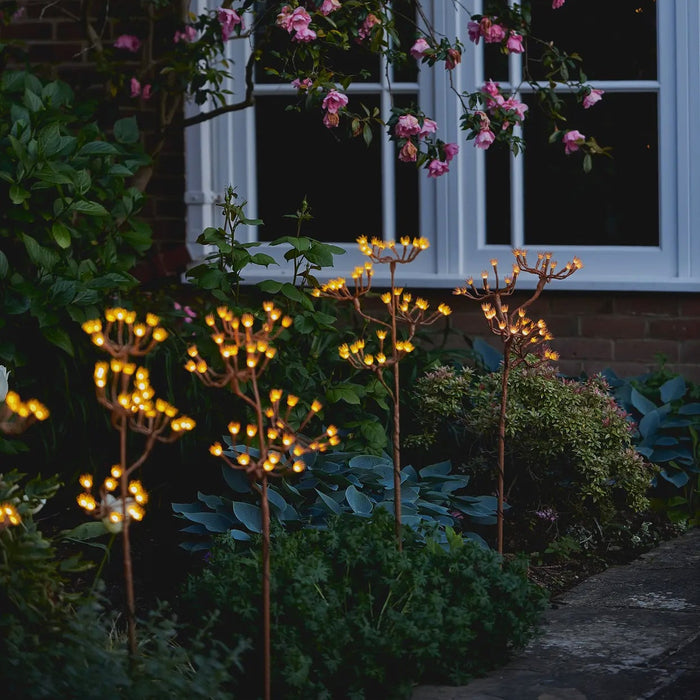 Cottage Flower Solar Lights - Set of 2