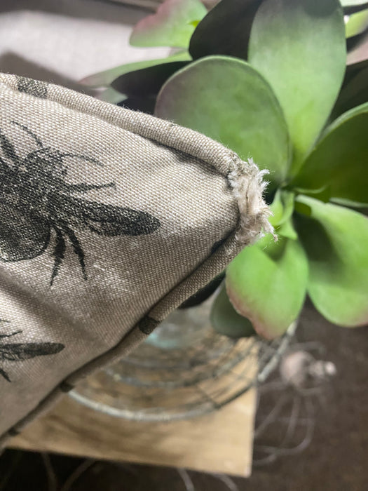 Deep Olive Abby Bee Cushion SECOND