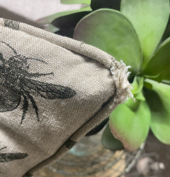 Deep Olive Abby Bee Cushion SECOND