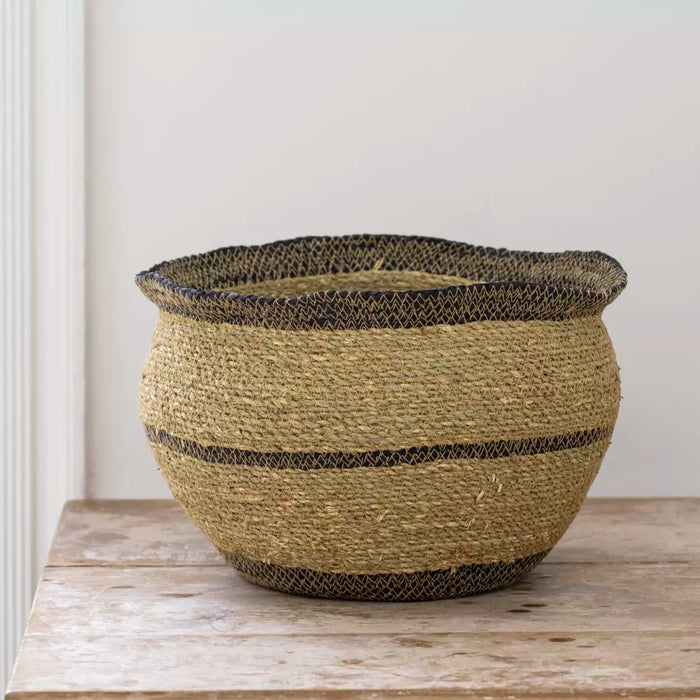 Handwoven Seagrass Planter