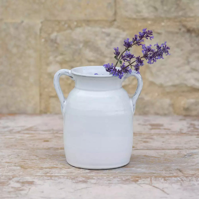 The Twin-Handled Provence Glazed Urn