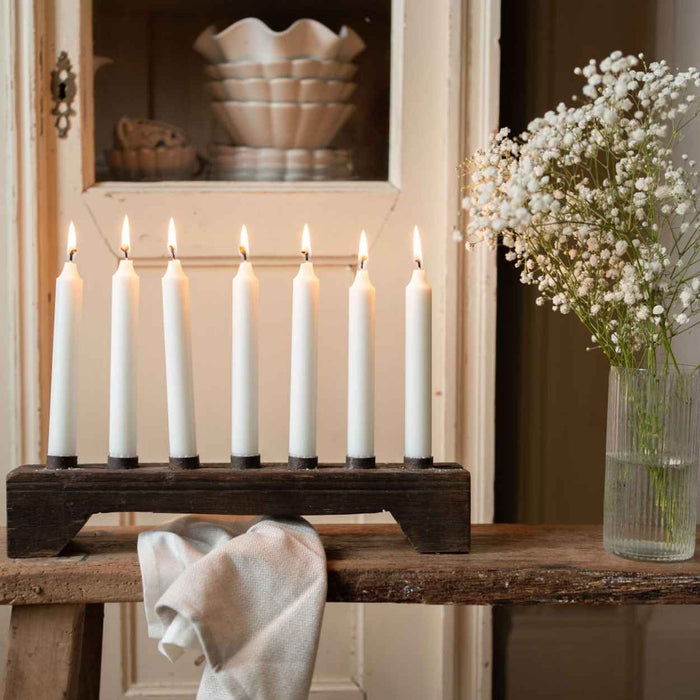 Reclaimed Wood Dinner Candle Tray
