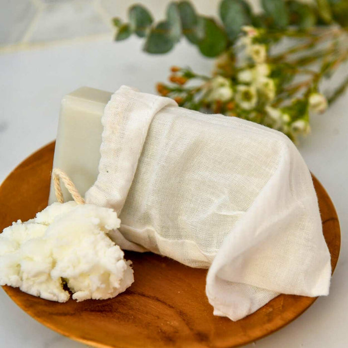 Lemon Myrtle Soap Bar & Brass Dish Set