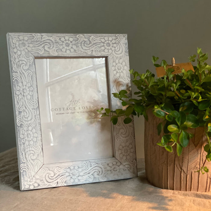 Wooden Patterned Picture Frame 5x7