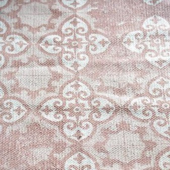 Handmade Vintage Rose Rug